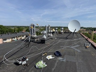 montaz anteny sat dach panorama